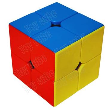 Imagem de Cubo Mágico Profissional 2X2x2 Colorido - Giro Rápido - Zfx