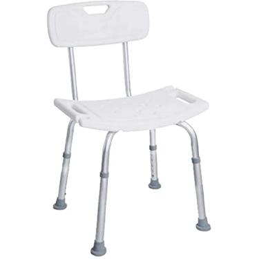 Imagem de Banco Para Banho com Encosto e Altura Regulável D2 Dellamed