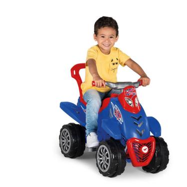 Imagem de Carrinho com empurrador quadriciclo de criança motoca triciclo carrinho de bebê veículo de passeio Cross Legacy Calesita