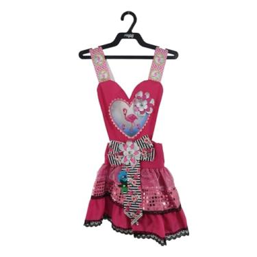 Imagem de Fantasia Jardineira Flamingo Infantil