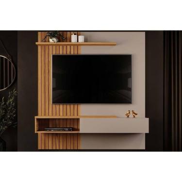 Imagem de Painel Para Tv Tito Até 65" Griz-carvalho - Dj Móveis