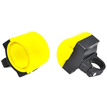 Imagem de Buzina De Bicicleta Sem Fio, Guidão De Ciclismo, Campainha De Alarme Elétrica, Acessórios De Bicicleta Para Mountain Bike(amarelo)