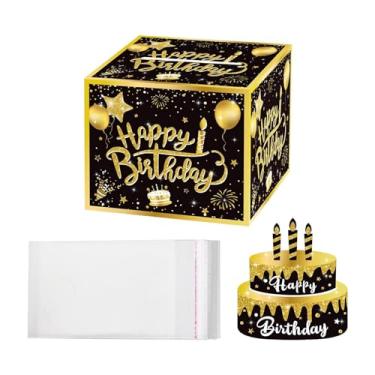 Imagem de Fancyes Gaveta de dinheiro de aniversário, caixas de presente de dinheiro para dinheiro, suprimentos para festas, para presentes de meninas