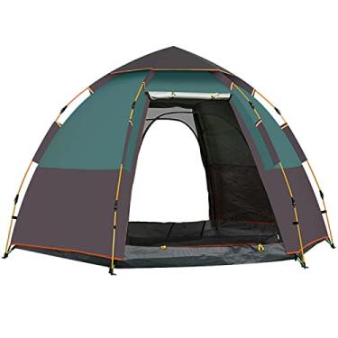 Imagem de Barraca de acampamento ao ar livre, barracas de 4 a 5 pessoas para barraca de acampamento com cúpula, barracas de acampamento à prova d'água Fácil configuração, fácil configuração para acampamento