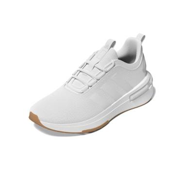 Imagem de adidas Tênis feminino Racer Tr23, Branco nuvem/branco nuvem/cinza, 36