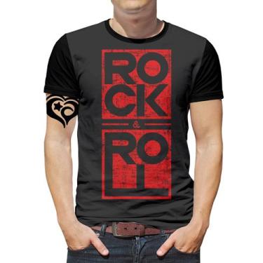 Imagem de Camiseta Rock Rocker Plus Size Masculina Adulto Blusa - Alemark