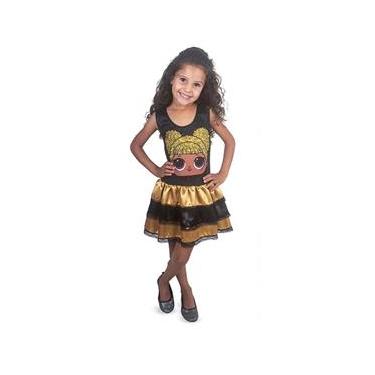 Imagem de Fantasia Vestido Infantil Lol Queen Bee Surprise Curto