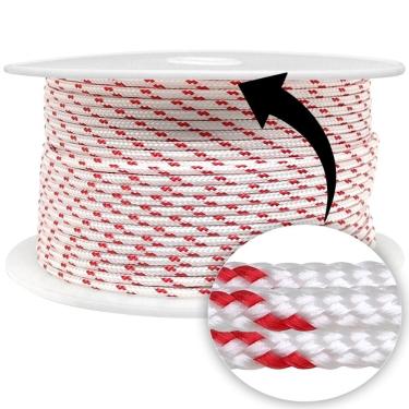 Imagem de Cordão Arranque Partida 3,5mm Roçadeira Motosserra Rolo 100m Premium