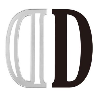 Imagem de Briartw Matriz de corte de letras maiúsculas 'D' de 7,87 polegadas | Estêncil de metal do alfabeto de 20 cm de altura para fazer cartões, álbuns de recortes e artesanato DIY | Perfeito para decorações