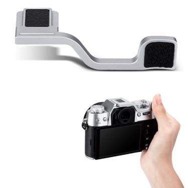 Imagem de X-T50 Pega de polegar para cima apenas para câmera Fujifilm Fuji X-T50 XT50, alça de polegar de metal de liga de alumínio com protetor de sapata quente suporte de apoio de polegar, não afeta o uso de
