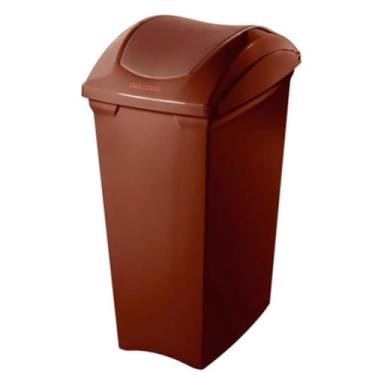 Imagem de Sanremo - Lixeira Plástica Seletiva Basculante de 40 Litros, Linha Casablanca