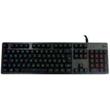 Imagem de Teclado Mecânico Gamer RGB Logitech G512 Carbon - USB ABNT2 Preto, Pre