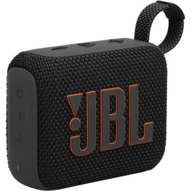 Imagem de Caixa de Som Bluetooth Portatil JBL GO 4 - Preta JBLGO4BLK, Preto, Biv