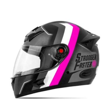 Imagem de Capacete De Moto Fechado Viseira em Policarbonato 58 - A.R Variedades 