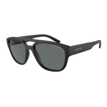 Imagem de Óculos de Sol Mew2 Fosco Preto Reciclagem Polarizadas Arnette-Masculino
