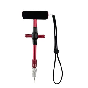 Imagem de menolana Removedor de anzol de peixe Desacoplador Gancho de pesca reutilizável Desconexão rápida Liga de alumínio com alça Ferramenta de remoção leve em forma