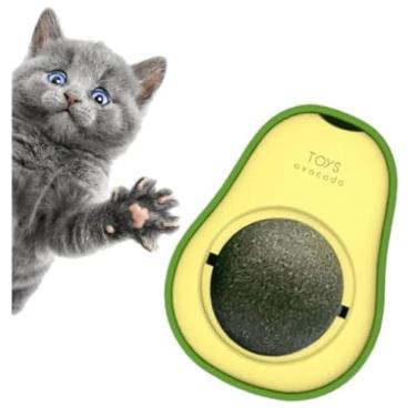 Imagem de Abacate Divertido para Gatos Peludinho Fun, Catnip Para Gatos, Brinquedo De Lamber, Fixa Na Parede e Móveis