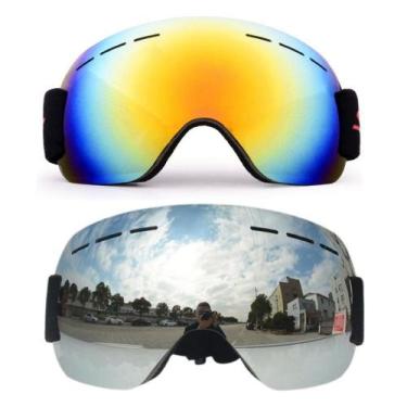 Imagem de Kit 2 Óculos Esqui Snowboard Utv Jetski Neve Proteção Uv400 - PENDULAR