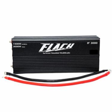 Imagem de Inversor de tensão 3000w pico 1500w nominal 12 / 127v - FLACH