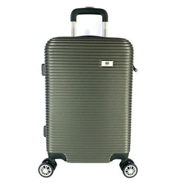 Imagem de Mala de viagem bordo pp 10kg c/ zíper expansível em abs - eagle - ac32