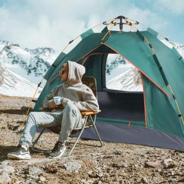 Imagem de Barraca para Camping até 4 Pessoas A Prova D'agua Expansão Automática 
