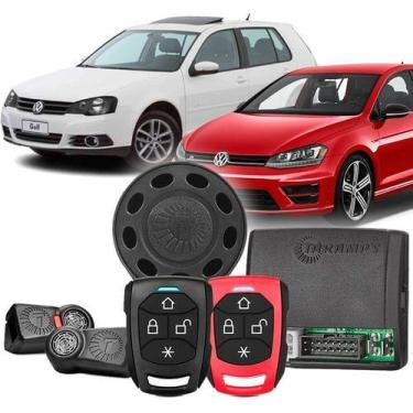 Imagem de Alarme Carro Automotivo Completo Taramps Tw20 G4 Vw Golf