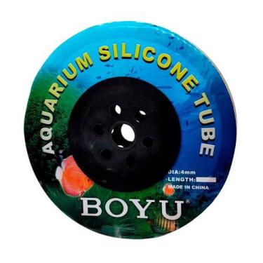 Imagem de Mangueira de Silicone 4mm Boyu 1 Metros Compressores de Ar