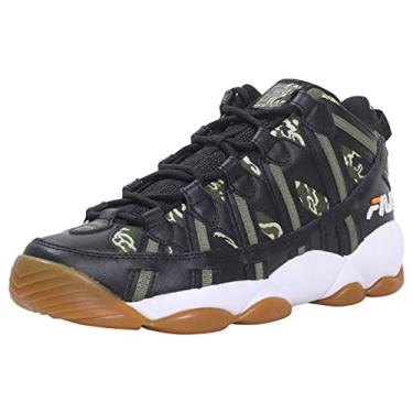 Imagem de Fila Men's Stackhouse-Spaghetti High Top Sneakers Black/White/Chive Sz. 8