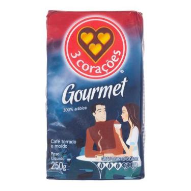 Imagem de Café Gourmet à Vácuo 3Corações 250g