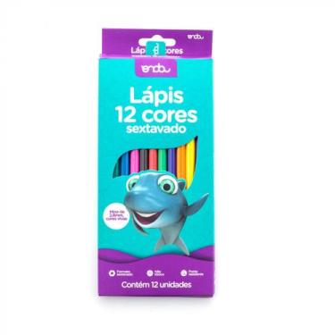 Imagem de Lápis de Cor Onda 12 Cores Sextavado