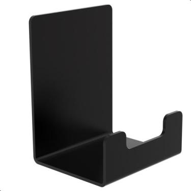 Imagem de Gancho Adesivo 3m Cabide De Parede Preto Autocolante ELG - CONTEL STOR