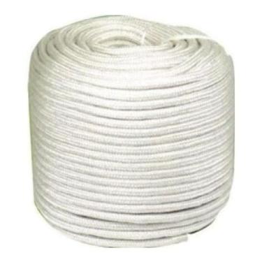 Imagem de Corda De Poliester Amarrar Carga Caminhão 6mm X 35mt Branca - FIRMEZA