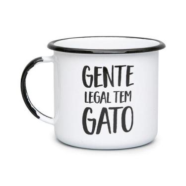 Imagem de Caneca Cansei de Ser Gato Gente Legal Tem Gato - 370ml