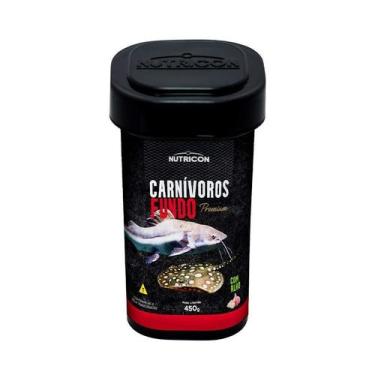 Imagem de Ração Nutricon Carnivoros Fundo para Peixes - 450g - Nutricon Pet