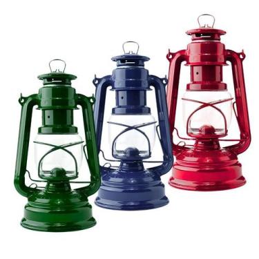 Imagem de Lampião A Querosene Camping Lamparina Luminária Cores 200ml - western,