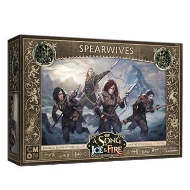 Imagem de A Song of Ice and Fire Tabletop Miniatures Spearwives UNIT BOX - Fierce Female Fighters of The Free Folk! Strategy Game for Adults, Ages 14+, 2+ Players, 45-60 Minute Playtime, Made by CMON