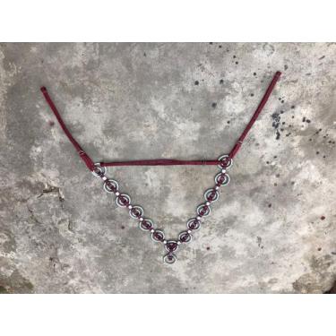 Imagem de Peitoral P/ Equinos E Bovinos Com Regulagem Para Passeios - AF COUROS