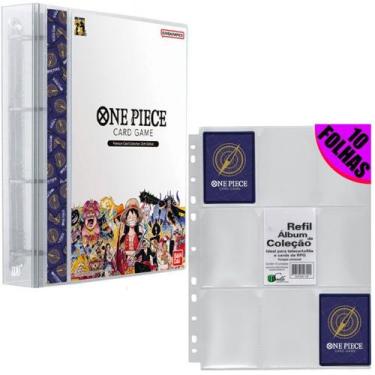 Imagem de Pasta Fichário 4 Argolas Coleção Carta Cards One piece Card Game 25th 
