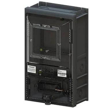 Imagem de Caixa Padrão Medidor Energia Cmd1 M9 Monofásico Vidro Preta - Taf