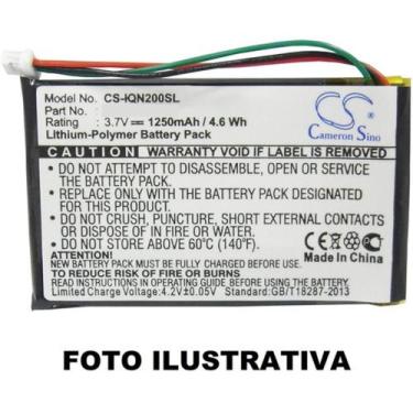 Imagem de 1 Unidade Cs-iqn200sl Para Nuvi  1250mah Com Concetor - bgb