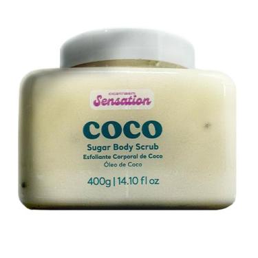 Imagem de Sugar Body Scrub Esfoliante Corporal de Coco Cicatribem Sensation 400g