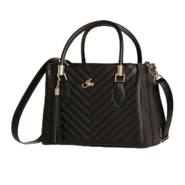 Imagem de Bolsa Feminina Lorena + Alça Transversal com Regulagem (Preto)