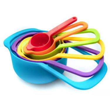 Imagem de Kit Colher de Medidas com 6 Peças - Jogo de Medidor Colher - Medidores