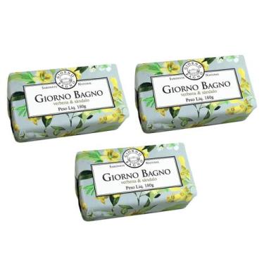 Imagem de Kit Giorno Bagno Sabonete Verbena & Sândalo 180g - 3Un