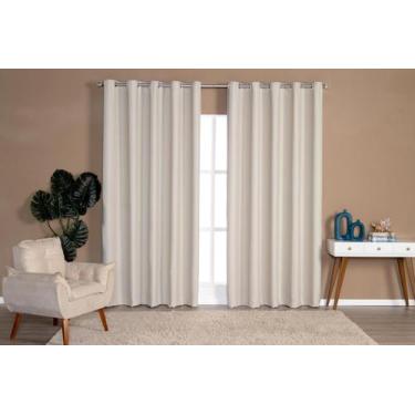 Imagem de Cortina Em Tecido Blackout 2,00m x 1,80m Sala ou Quarto - Ibitinga Dec