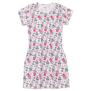 Imagem de Vestido Infantil Menina - EliMu Store, 06, Branco 2