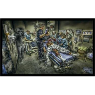 Imagem de Quadro Decorativo Medicina Médicos Emergência Consultórios Salas Casa 