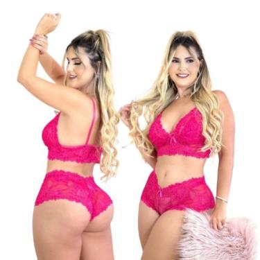 Imagem de Baby Doll pijama feminino short Doll espera marido conjunto sexy - Bli