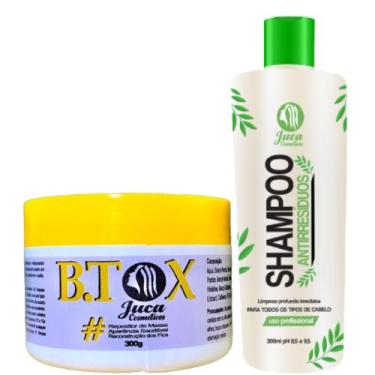 Imagem de B.tox Capilar Redutor Volume Juca 300g + Shampoo Antiresiduo Juca 300g