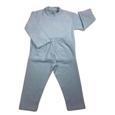 Imagem de Conjunto Longo Infantil Plusch Buckle Menino Azul - PEDROQUINHA BABY, 